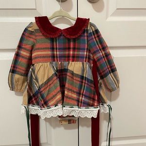 Love and Grow clothing. Skirted romper. Size 12m.